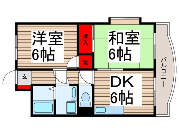 ウィンパレス狭山の物件間取画像